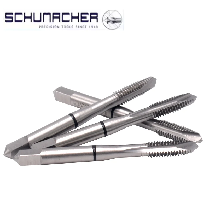 Фото Немецкий оригинальный резьбонарезной метчик SCHUMACHER JIS Standard Black Ring Spiral Fluted Pointed Tap M1-M36, 1 шт. №4
