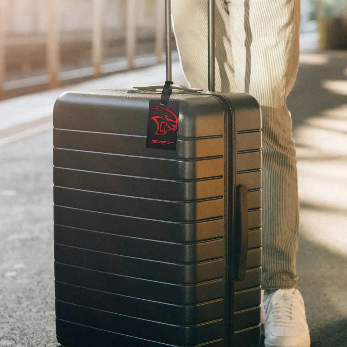 Dodge Hellcat Srt логотип багажные бирки аксессуары для чемодана дорожная бирка багажа