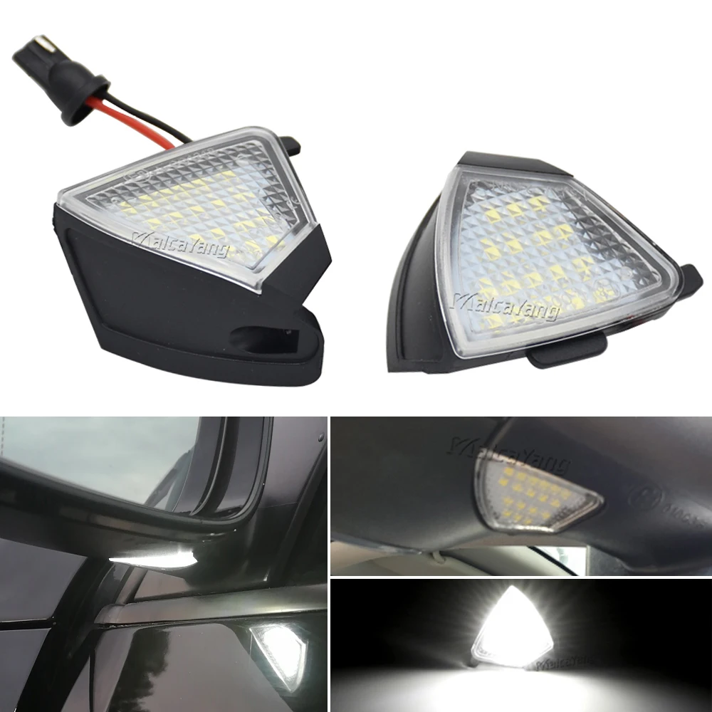 

LED Side Rearview Mirror Floor Ground Lamp Puddle Welcome Light For VW GOLF 5 GTI V MK5 Jetta Passat B6 R32 Sharan Rabbit EOS