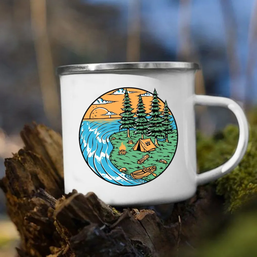 

Эмалированная кружка для пикника