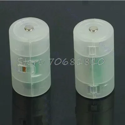 

AA to D Size Battery Adaptor Holder Case Converter
