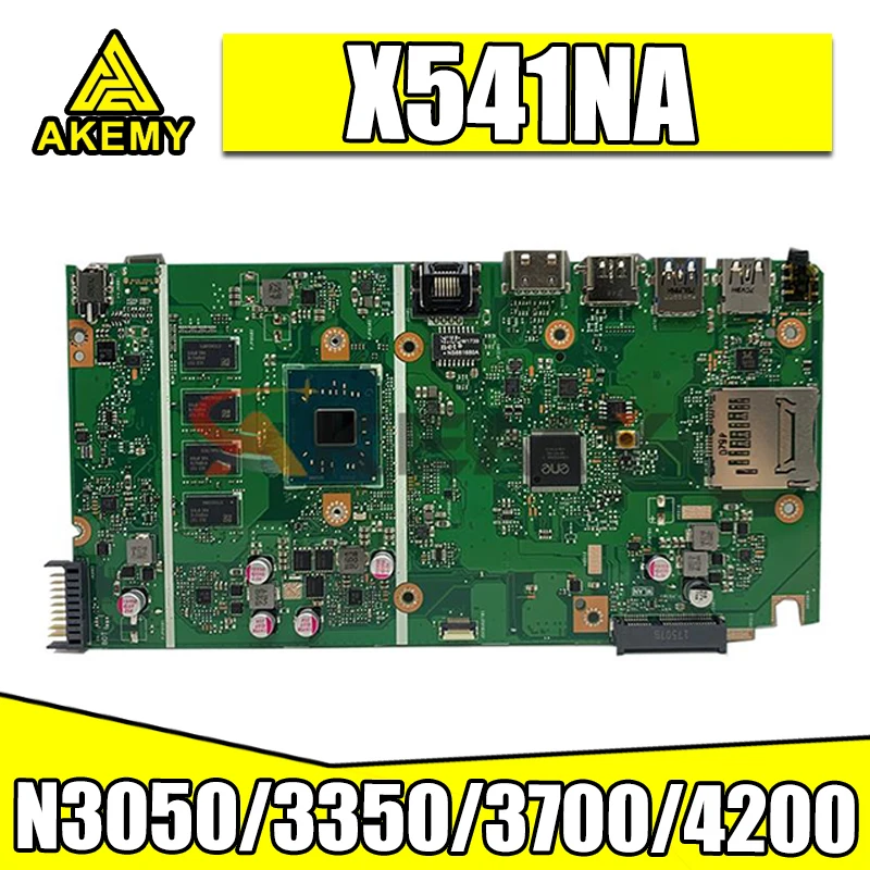 

Материнская плата для ноутбука ASUS VivoBook X541N X541 A541N 2 ГБ 4 ГБ RAM N3050 N3350 N3700 N4200 CPU X541NA материнская плата для ноутбука