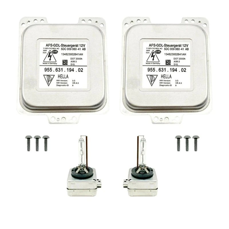 

1 Set for Cayenne 957 Xenon Headlight Ballast AFS GDL Headlight Control Unit 95563119400