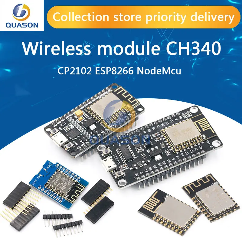 Модуль ESP8266 NodeMcu v3 Lua с Wi-Fi, беспроводная плата CH340 для разработки «Интернет для вещей», ESP8266 с антенной PCB и портом USB для Arduino