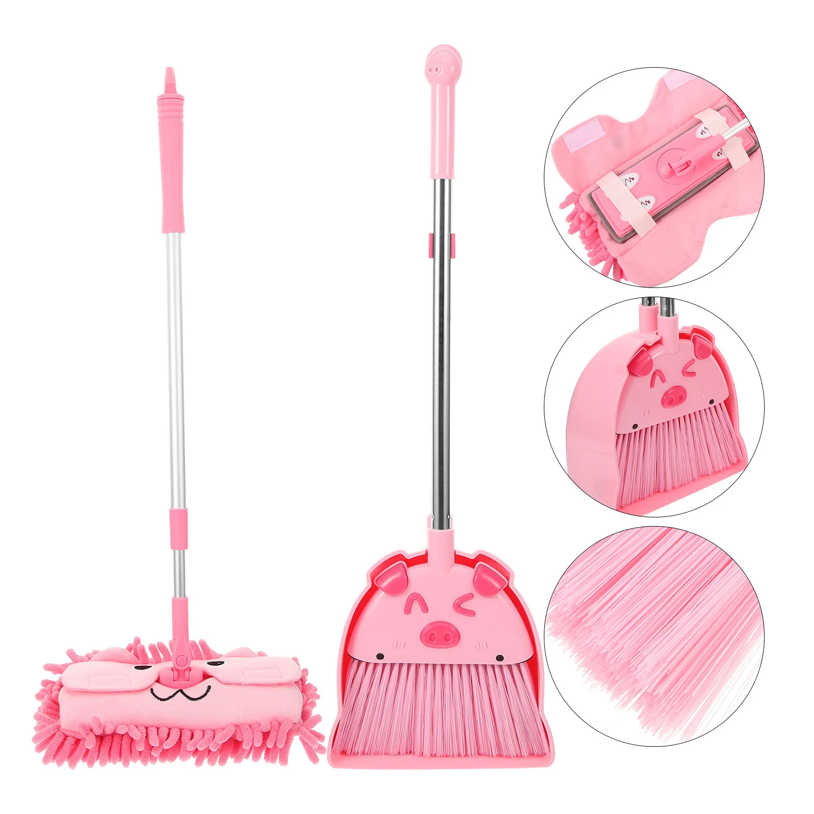 

Broom Children's and Dustpan Toddler Mini Housekeeping Plastic Household Cleaning Tool