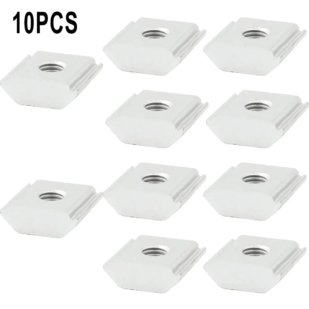 

10 шт. монтажные кронштейны для солнечных панелей, алюминиевый сплав