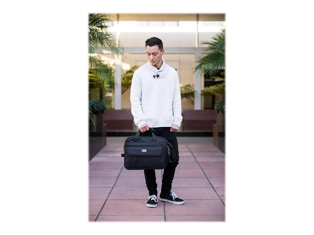 Oxford Professional Over the Shoulder Nylon Laptop / Ultrabook Bag Case fits up to 15, 15.6 inch Laptops / Ultrabooks