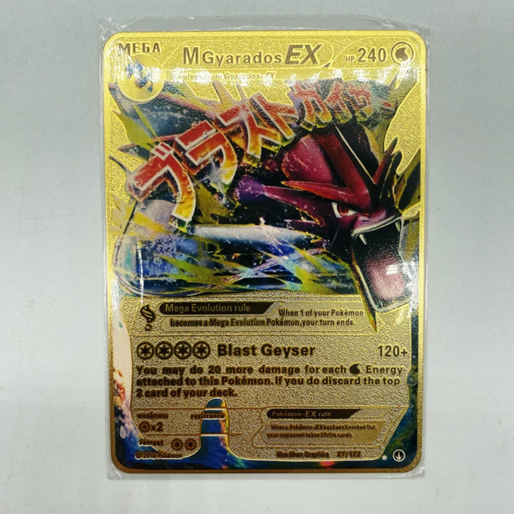 

Испанские карты Pokemon, металлические карты Charizrd V Vmax GX, металлическая карта, новейшая комбинация Pikachu, коллекция, чехол для карт, подарок для де...