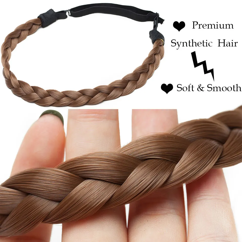 Синтетическая Накидка Для Волос S-noilite 3 Размера Плетеная Повязка В Богемном Стиле