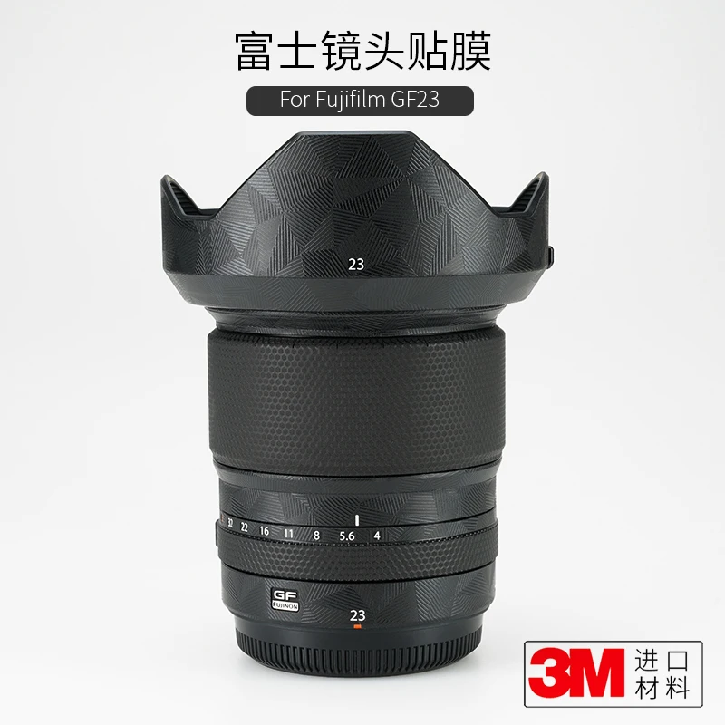 

For Fuji GF 23 f/4.0 R LM WR Lens Full Protective Film Shadow Camouflage Sticker 3M