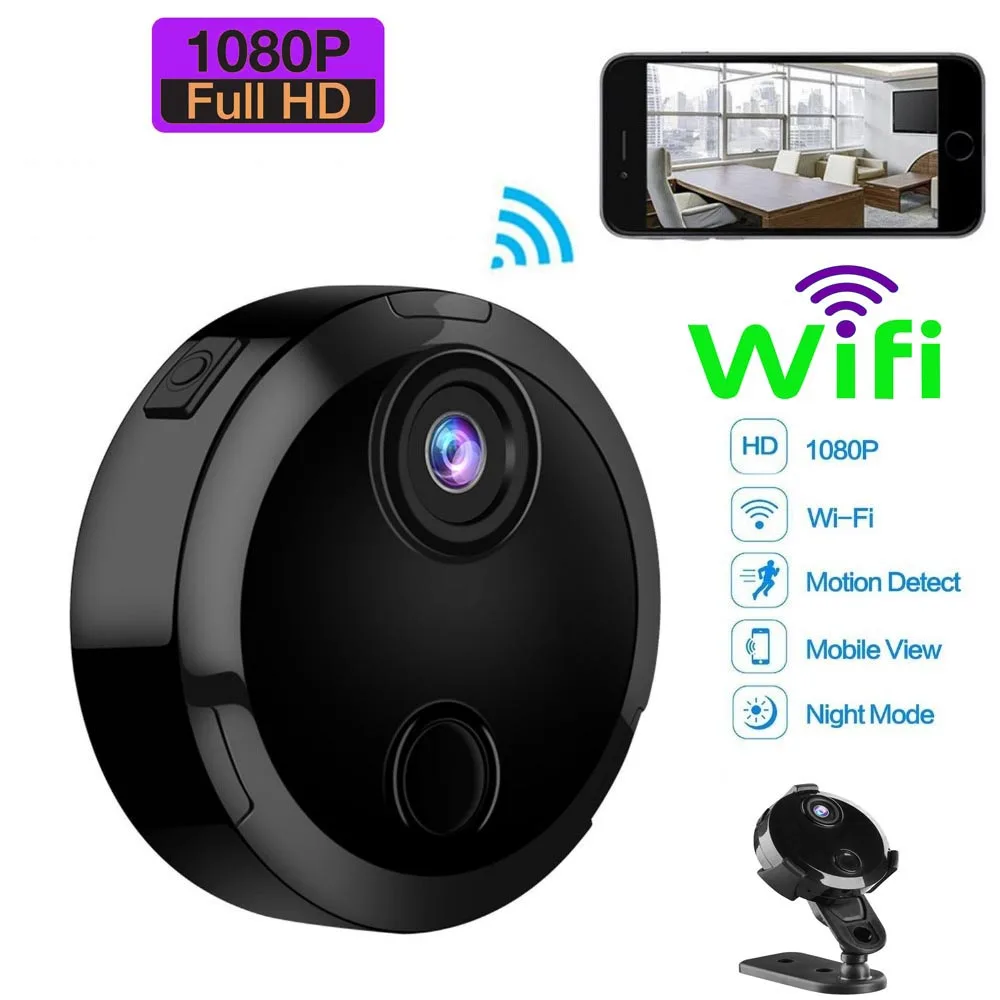 

Беспроводная IP-камера 1080P HD с ночным видением, Wi-Fi