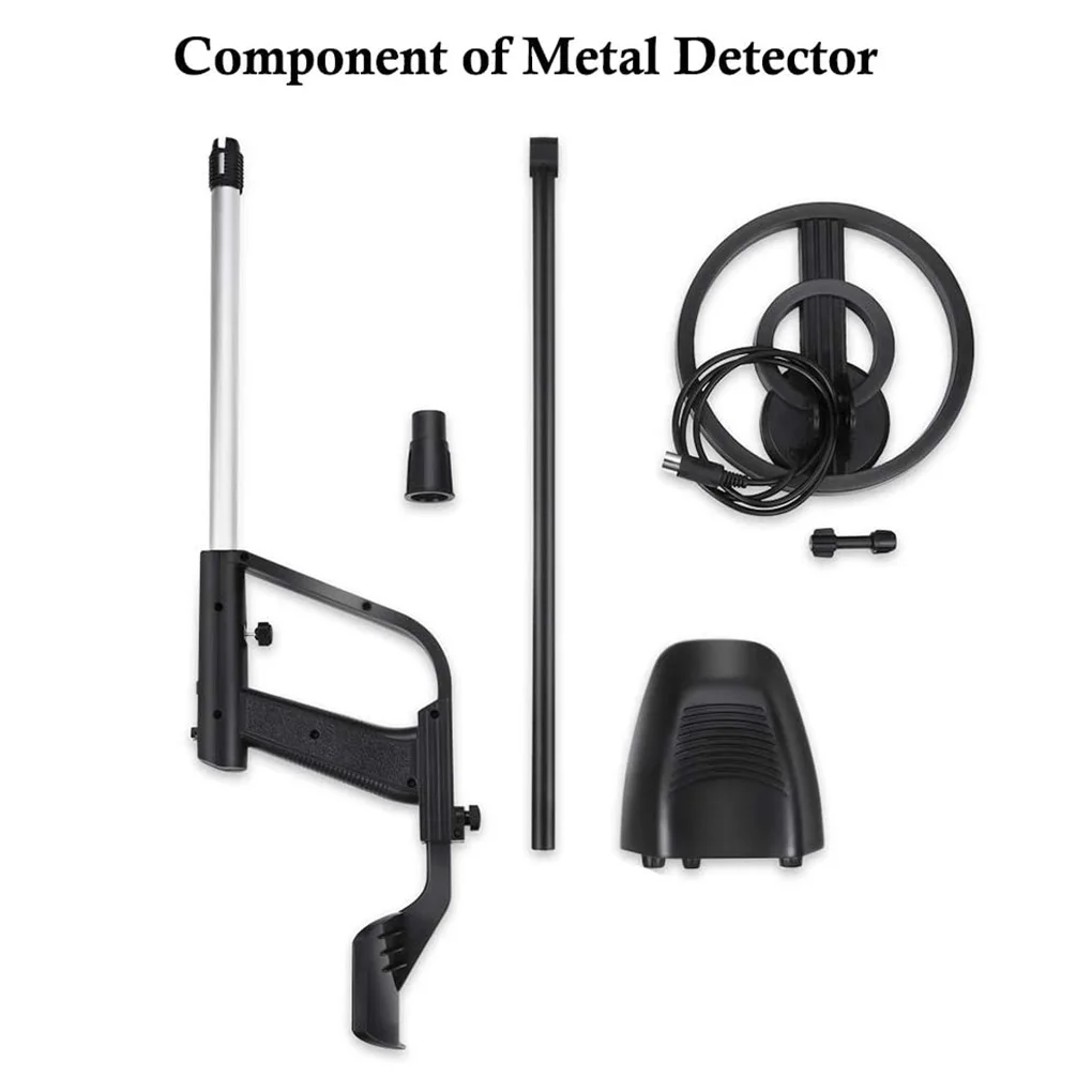 

Metal Finder Adjustable Shaft Treasure Detector Waterproof Metal Detector Auto Alarm Treasure Searching Tool