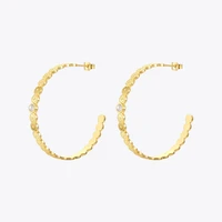 enfashion circle hoop earrings for women gold color earings stainless steel boucle oreille femme fashion jewelry wholesale bulk
