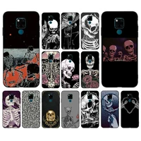 maiyaca gothic fashion skull phone case for huawei mate 20 10 9 40 30 lite pro x nova 2 3i 7se
