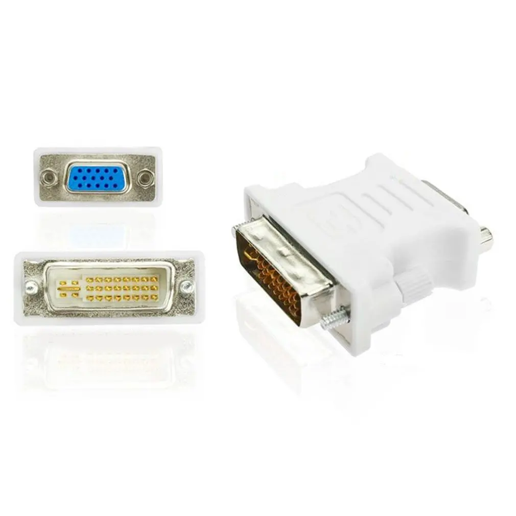 

DVI D Male To VGA Female Socket Adapter Converter VGA to DVI/24+5 Pin Male to VGA Female Adapter Converter