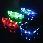 Светящиеся очки Marvel Человек-паук со светодиодной подсветкой для мужчин и женщин, неоновые Мультяшные аксессуары для косплея и вечеринок, очки с светильник кой, игрушки для детей, подарки