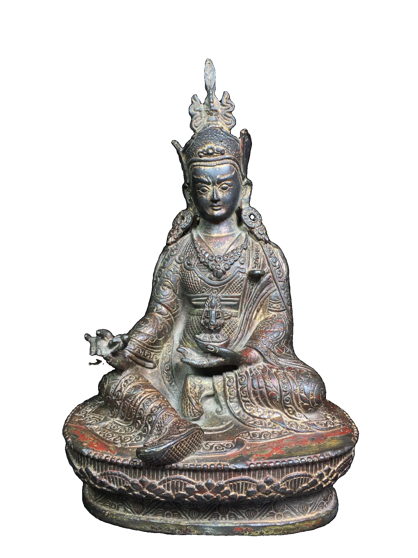 

LAOJUNLU Tibetan Buddhist Padmasambhava Style 353 Chinese Traditional Style Antiques Fine Art Gifts Crafts