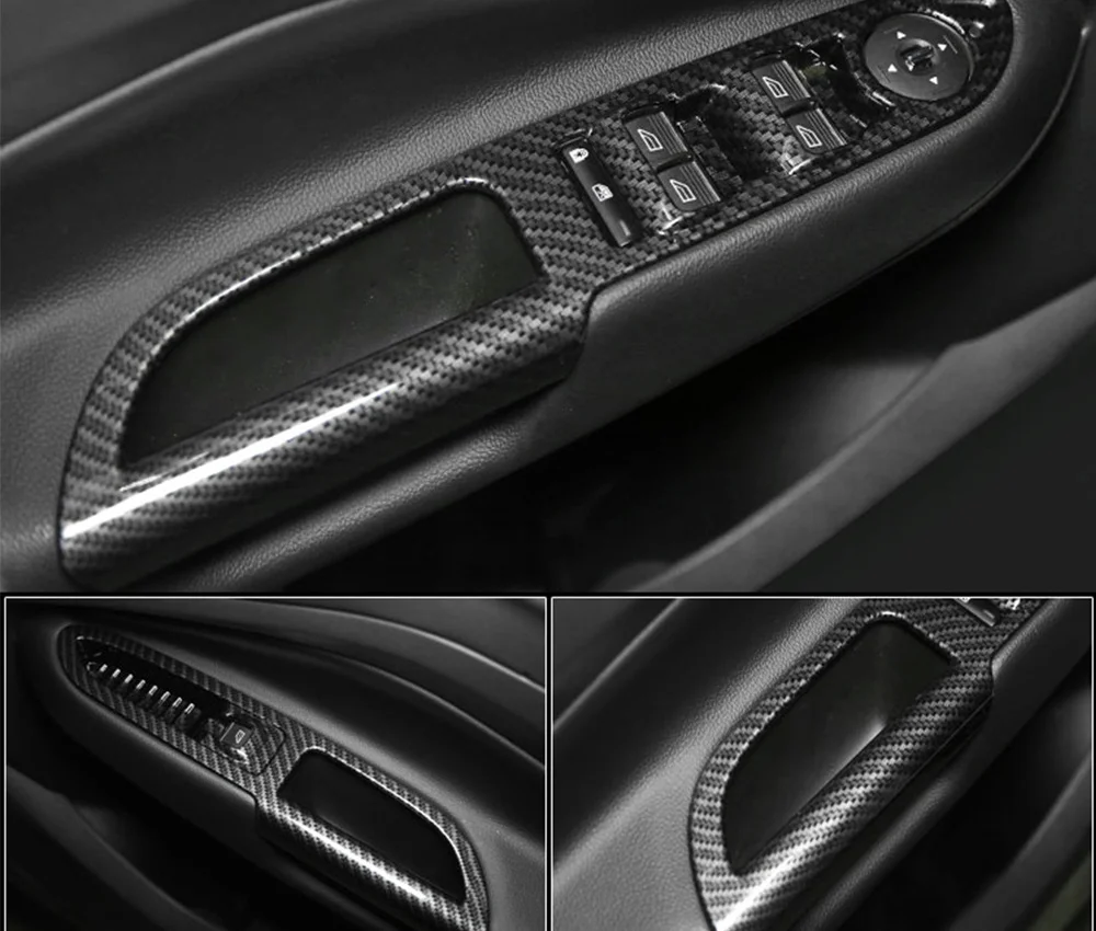 Фото Для Ford Kuga Escape LHD 2013-2019 Внутренняя дверь окно стекло подлокотник кнопки подъема панель декоративная крышка отделка автомобильные аксессуары №3