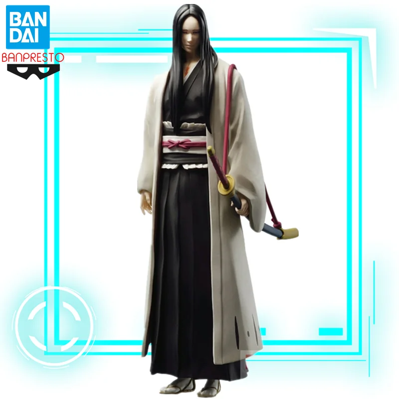 

In Stock BANDAI Banpresto Solid and Souls Bleach Shinigami Unohana Retsu Anime Figure Action Collectible Model Doll Toy Gift