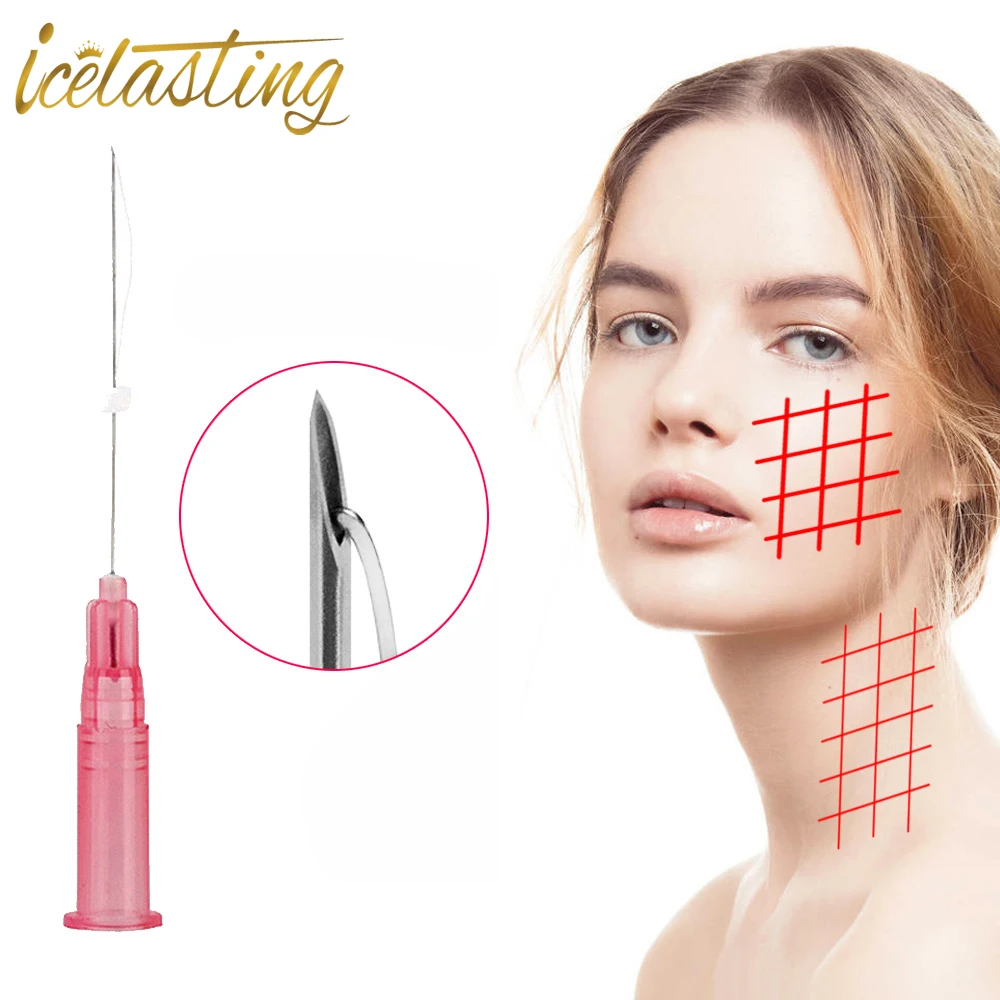 Корейская пластиковая хирургия PDO PLLA моно-винтовая моно-основа для лица подтяжка