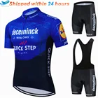 Коллекция 2022 года, Deceuninck Team Quick Step Велоспорт, Джерси, велосипедная одежда с коротким рукавом, велосипедная майка 19D шорты, быстросохнущие