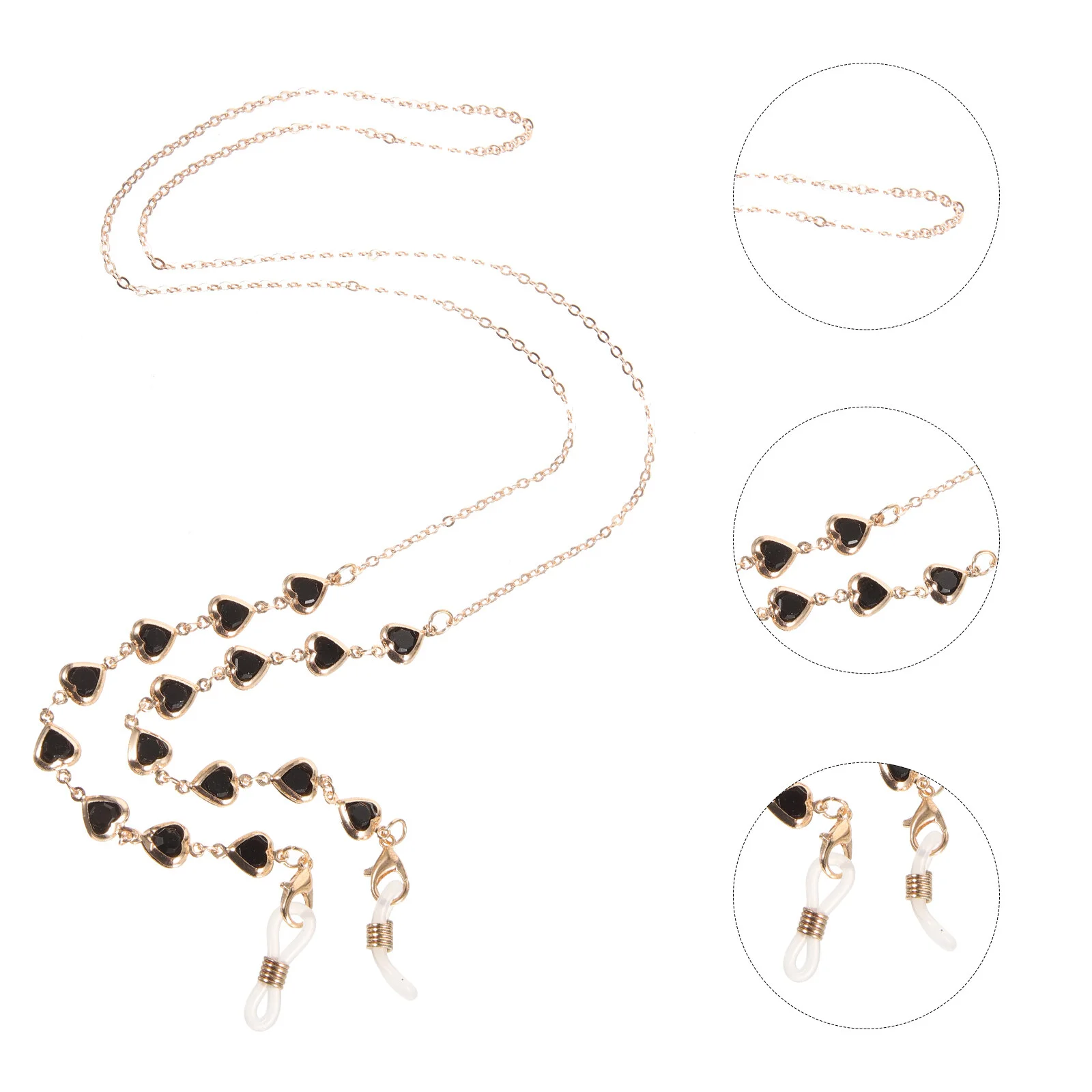 

Маска Золотое эффектное ожерелье женский держатель для очков очки для лица металлическая цепочка для очков Miss стильная