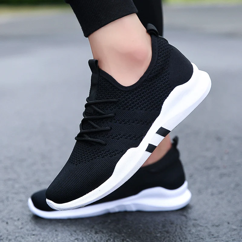 SENAGE 2023 New Summer Running Shoes Outdoors Men Casual Sport Shoes Mesh Breathable Lightweight Walking Sneakers Male Footwear