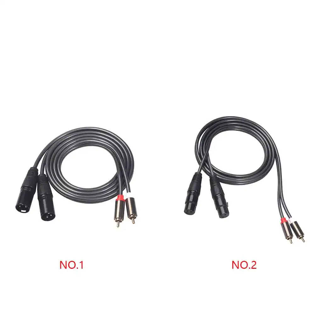 1 5 м двойной кабель папа на XLR 2 адаптера штекера HIFI стерео аудио удлинительный