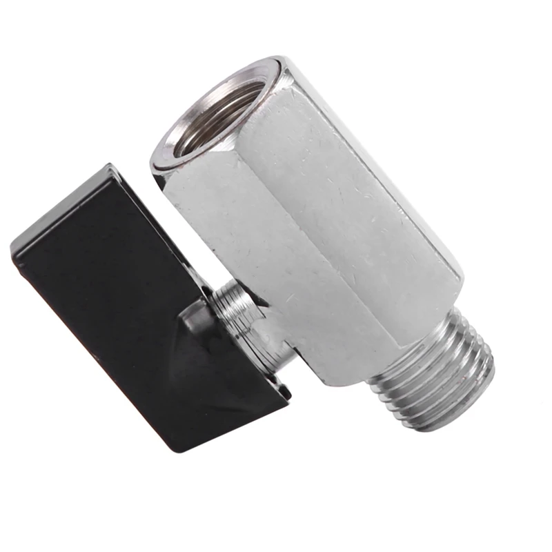 6X хромированная латунь 1/4 дюйма Bsp шаровой клапан резьба кран штекер-гнездо шланг