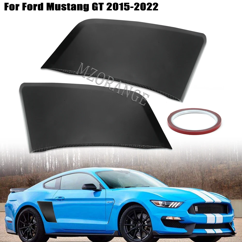 Rear Fender Panel Side Body Flare Scoops Frame Cover For Ford Mustang GT 2015 2016 2017 2018 2019 2020 Car Accessories