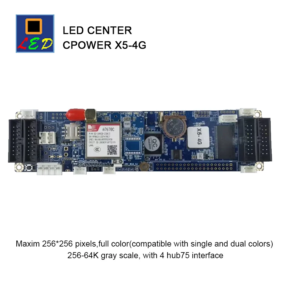 CPOWERX5-4G светодиодный карта управления дисплеем полноцветная Поддержка видео