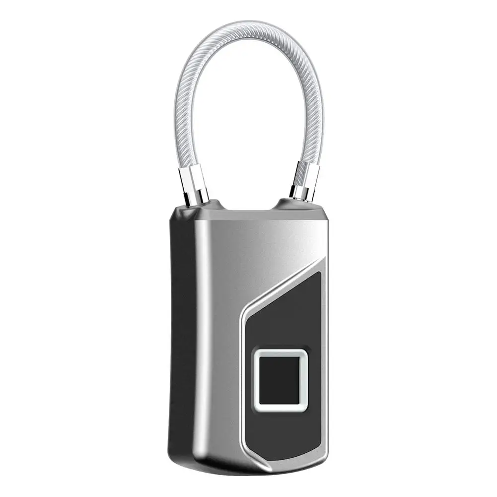 

L1 Smart Home Biometric Fingerprint Lock Usb Rechargeable Anti-theft Security Padlock Waterproof For Luggage Case Door Homekit