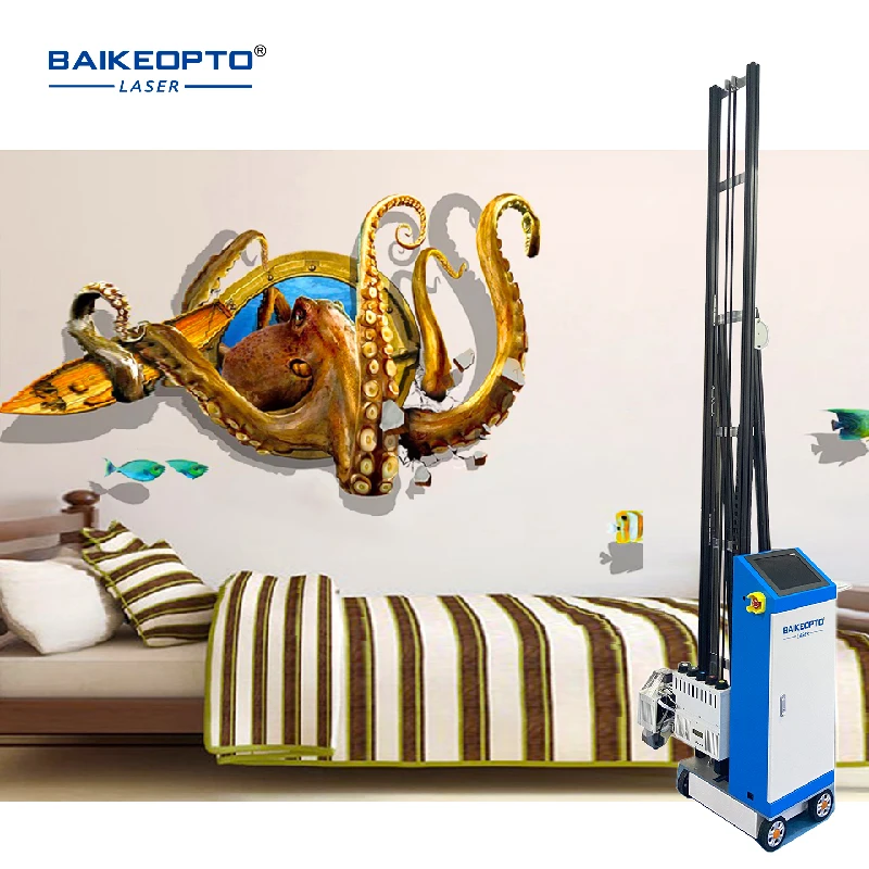 Двойная 3D УФ-струйная печатная машина DX7 для стены холста стекла керамической