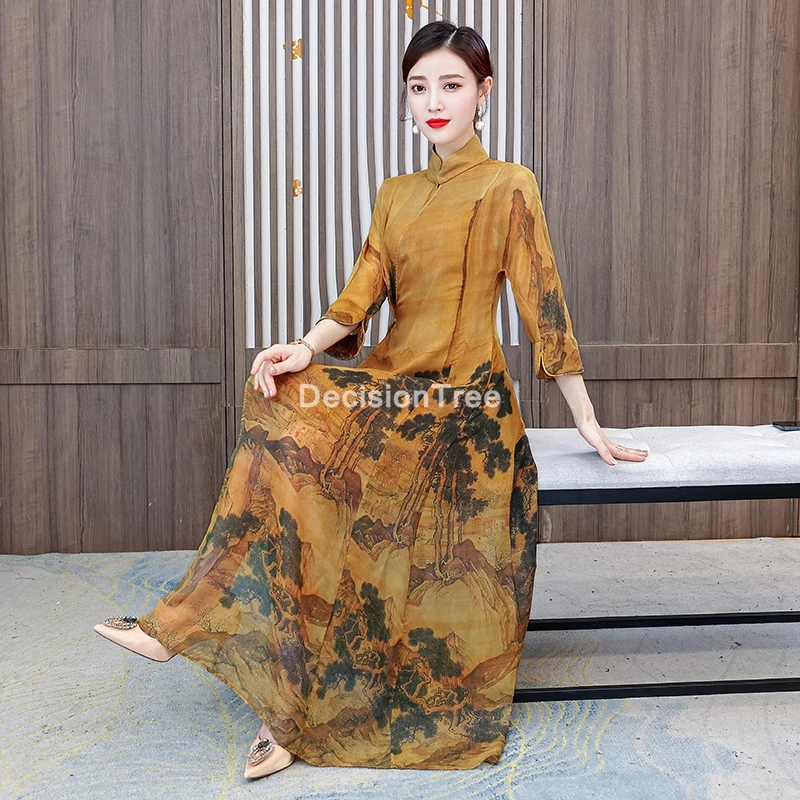 

2023 ao dai cheongsam elegant chinese dresses aodai sexy oriental dress qipao vietnam clothing ao dai dress cheongsam dress