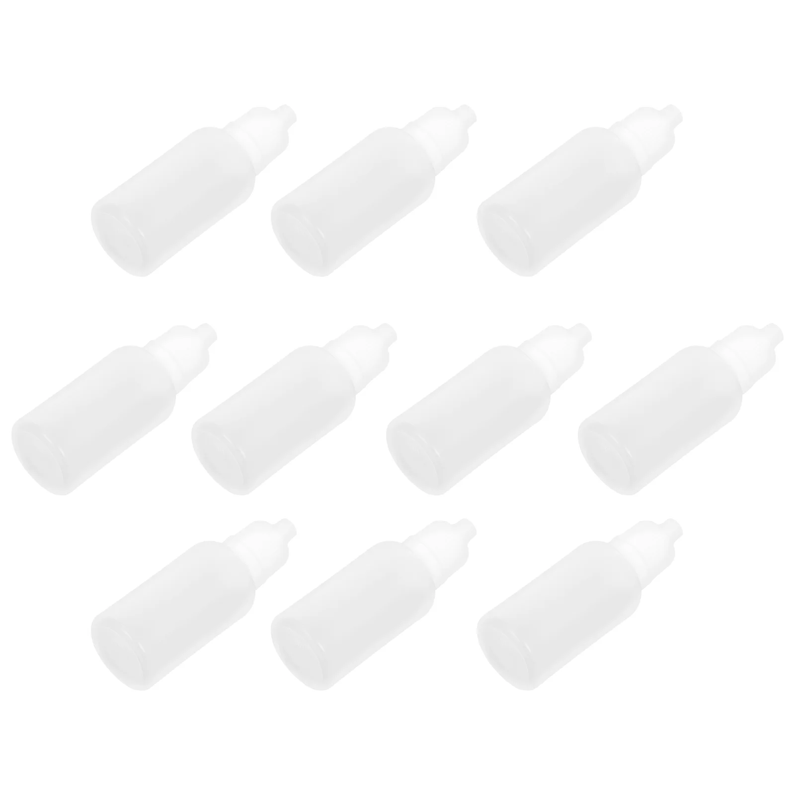 

50 Pcs 20ml Eye Drop Bottle Liquid Dropper Empty Refillable Lotion Travel Container Containers Liquids Drops Water Plastic