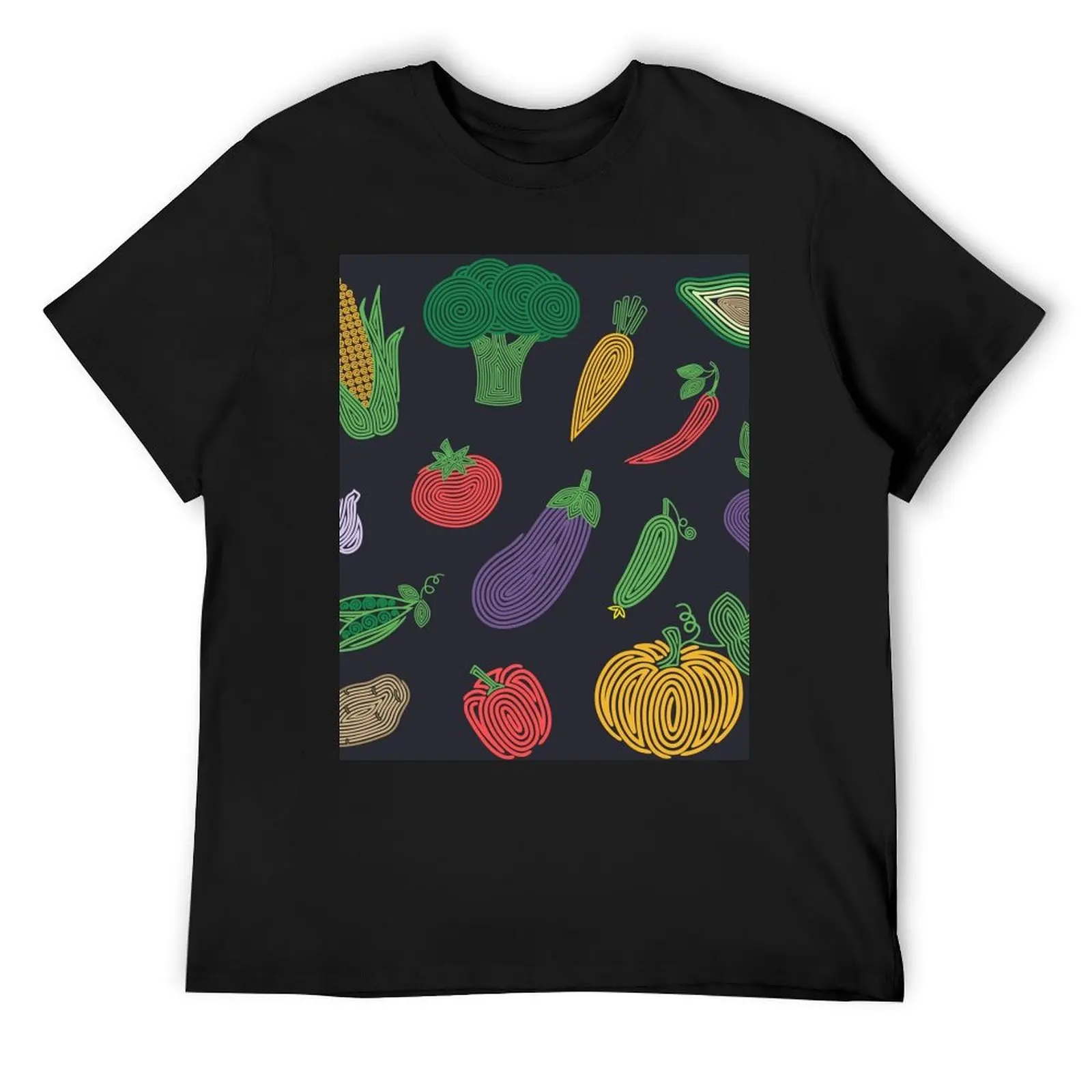 Футболка Hypno veggies рубашка на заказ летний топ одежда в стиле аниме забавные