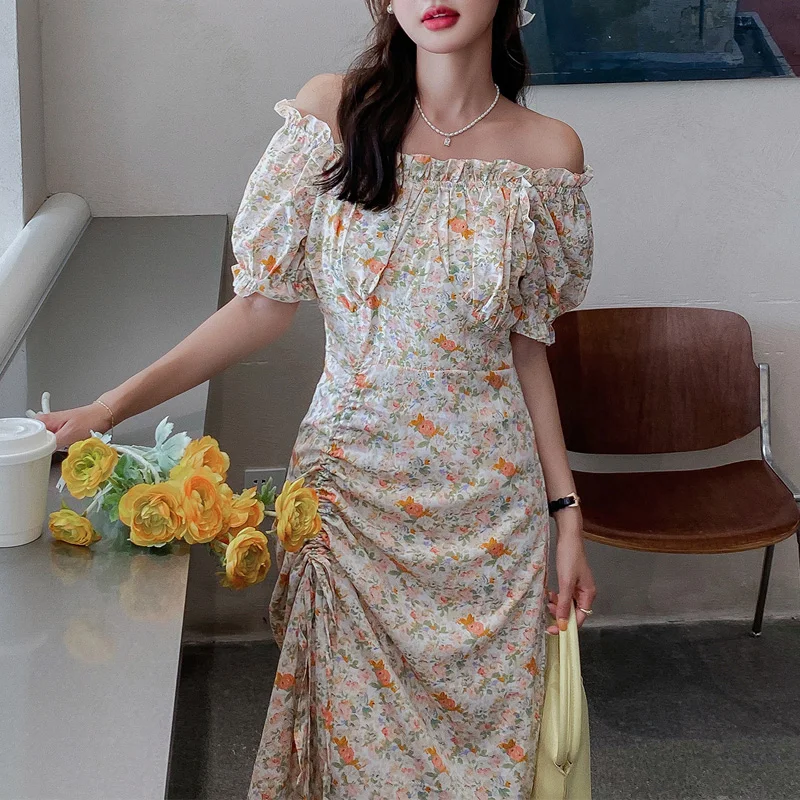 

Новое модное Цветочное платье для женщин, повседневное летнее платье с коротким рукавом, Сексуальные вечерние женские платья, облегающее платье, женское платье 26649