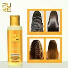 100 мл Purc 12% банановый вкус Кератиновое лечение против листьев волос кератин для выпрямления волос бразильское восстановление повреждений G1b2