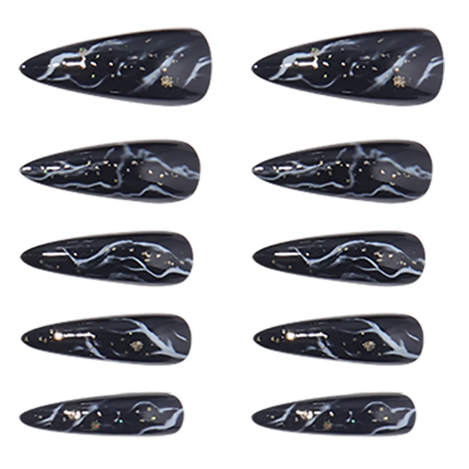 

Женские накладные ногти с мерцающей пудрой, легко снимаемые накладные ногти вечерние ринки, свадьбы, свидания, путешествий