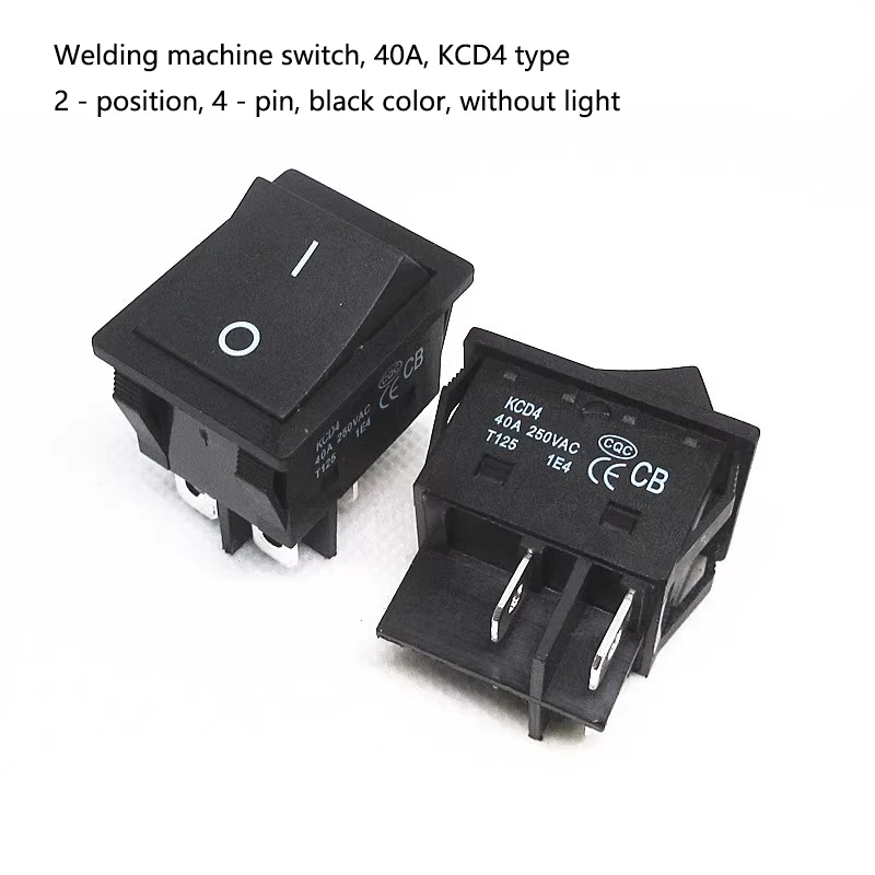 

1 шт., сварочный аппарат, сильноточный лодочный переключатель, 40 А, мощный источник питания для деформации KCD4 со световой лодкой, четырехногий, красный, зеленый