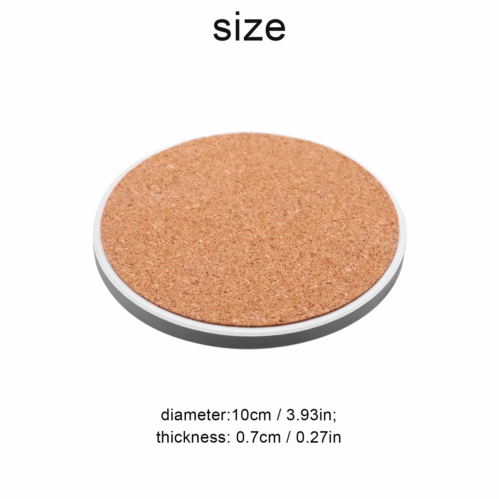 Абсорбирующие подставки для под напитки с держателем набор из 6 шт. кружки в