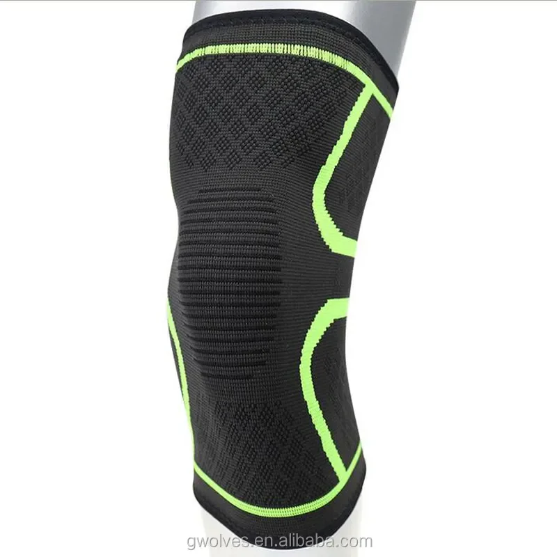 

Nylon compression sports non-slip knee pads support sleeve brace