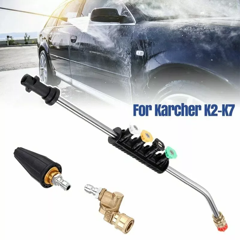 

1x Portable High Pressure Car Washer Adapter Nozzle Sprayer for Karcher K2 K3 K4 K5 K6 K7 Watering Spray Sprinkler Cleaning Tool