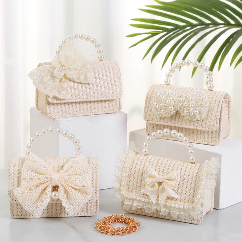 

Simple Bowknot Straw Bag Messenger Portable Dual-purpose Holiday Photo Versatile Ladies Bag New Fashion Summer Bag Sac En Paille