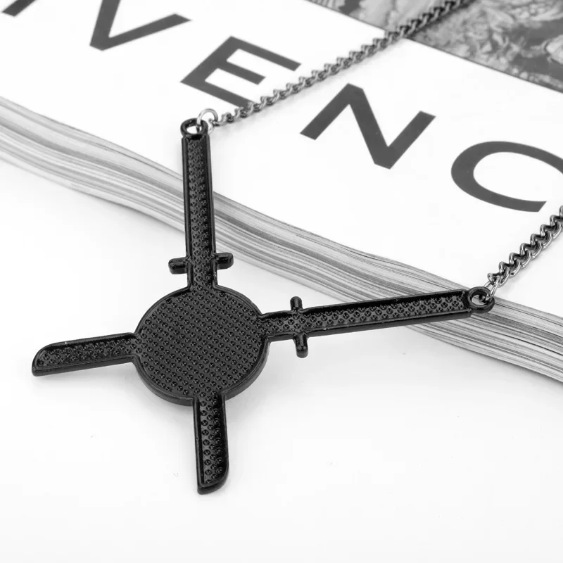 Периферия Marvel ожерелье с оружием Дэдпула двойное лезвие подвеска из сплава