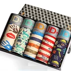 Трусы-боксеры мужские, хлопковые, однотонные, дышащие, 5 шт.лот