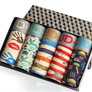 Трусы-боксеры мужские, хлопковые, однотонные, дышащие, 5 шт.лот