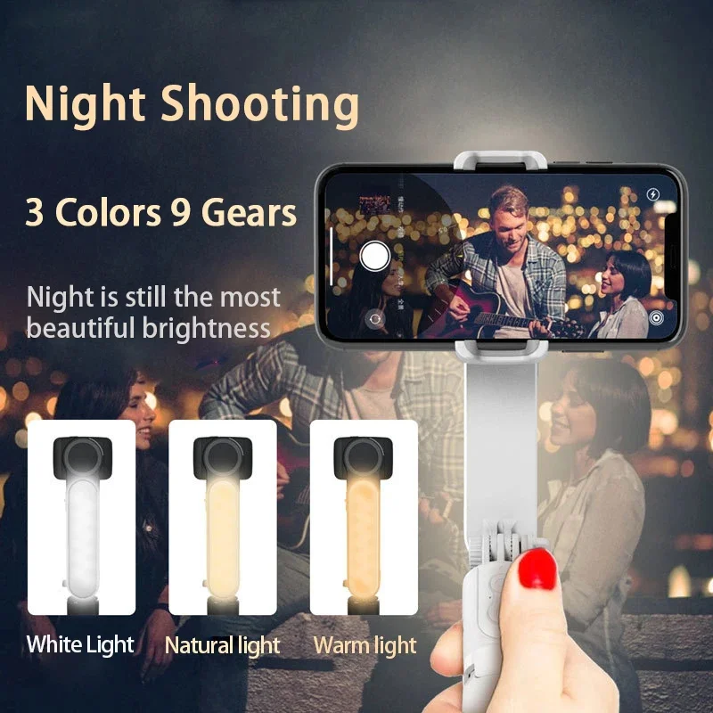 Ручной карданный стабилизатор селфи-палка держатель для телефона кронштейн L09