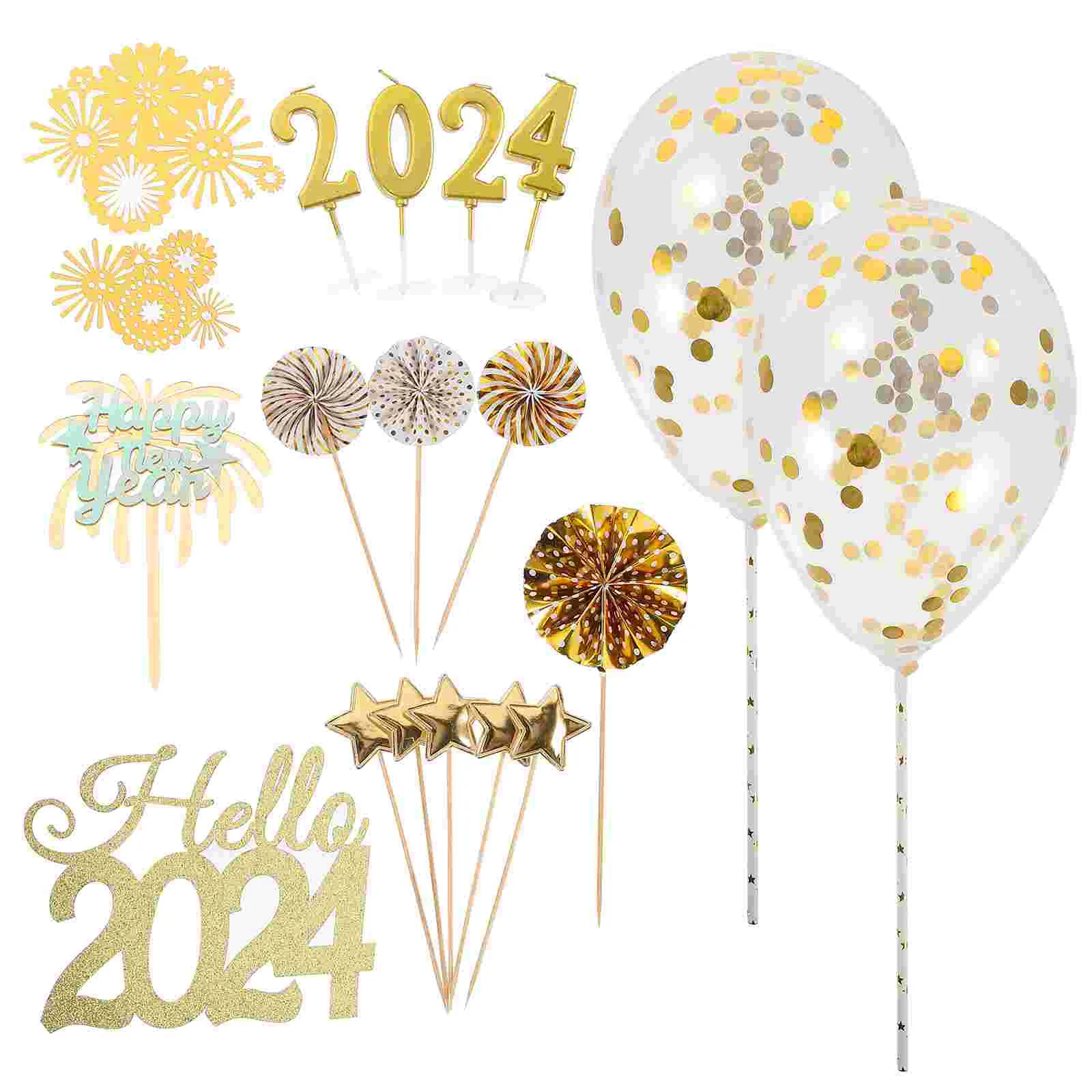 

Insert Party Decoration 2024 Celebration Decorations New Year Cake Picks