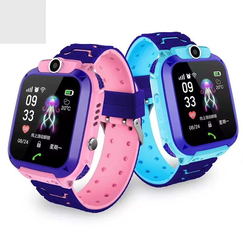 

Children Waterproof IP67 Q12 SOS Call Phone Watch Photo Voice chat Smartwatch For Kids With Sim Card Fun Game